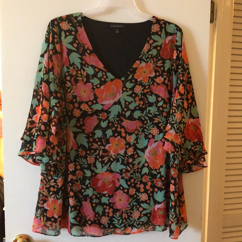 Lane Bryant Floral Top